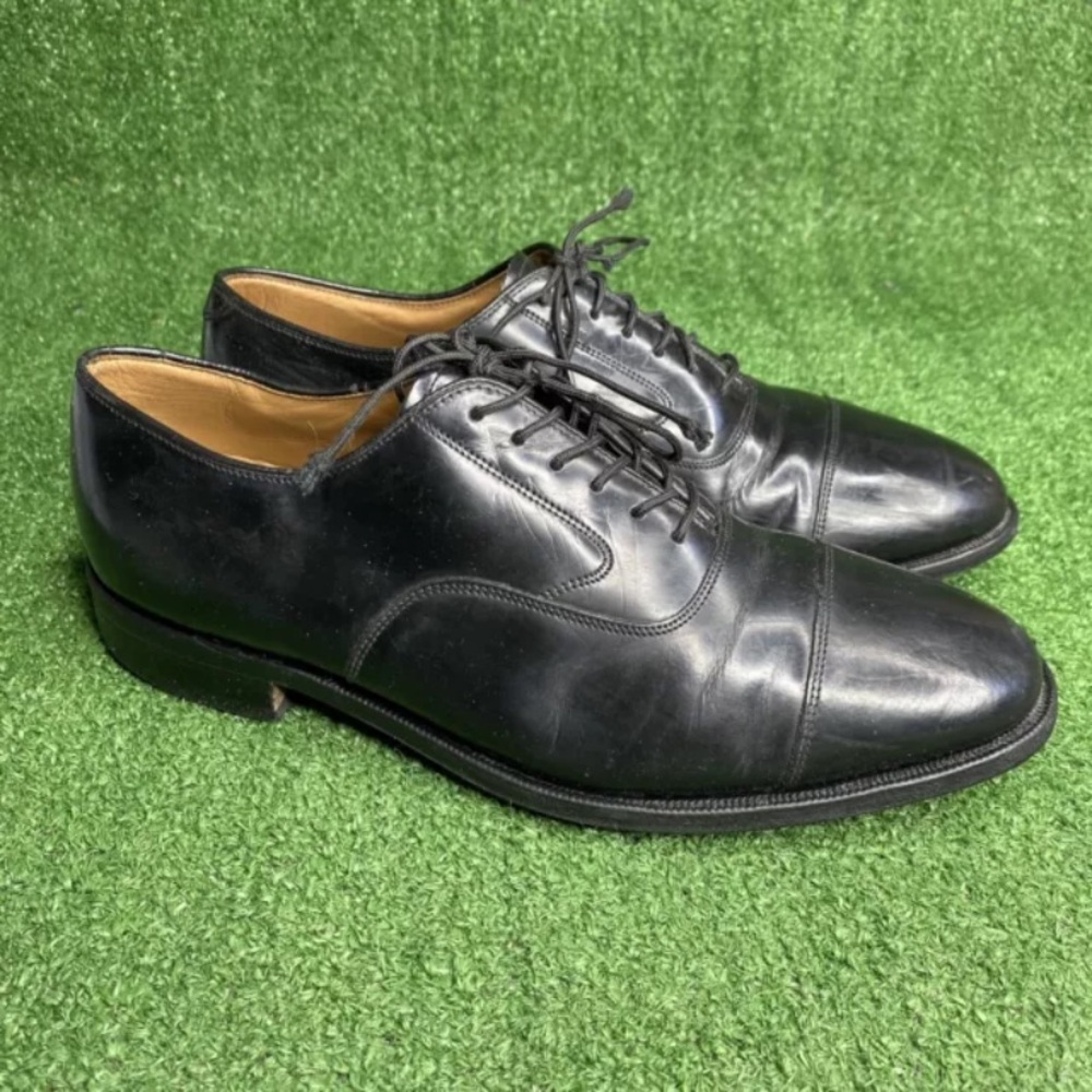 J Murphy by Johnston & Murphy Oxford‎ Black Leather Shoes Men’s Size 8.5